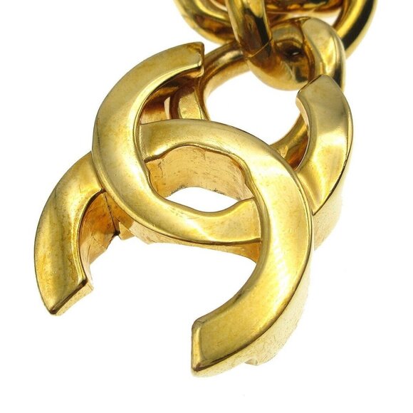Chanel Turnlock Charm Gold Chain Bracelet 95A 54651 - Picture 7 of 8